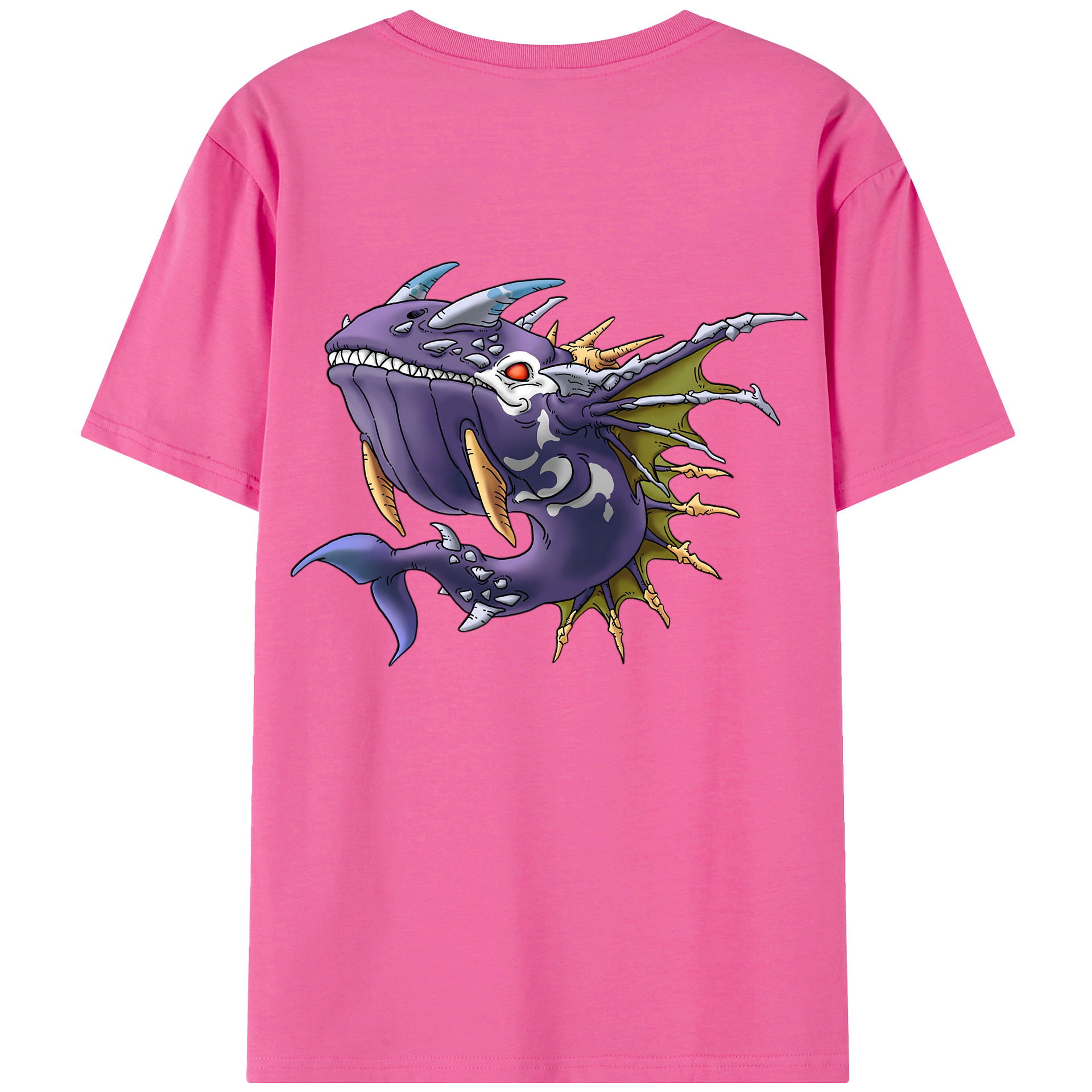 （画像用） ドラゴンクエスト Doragon Kuesuto Dragon Quest レディース半袖Tシャツ(バックプリント)